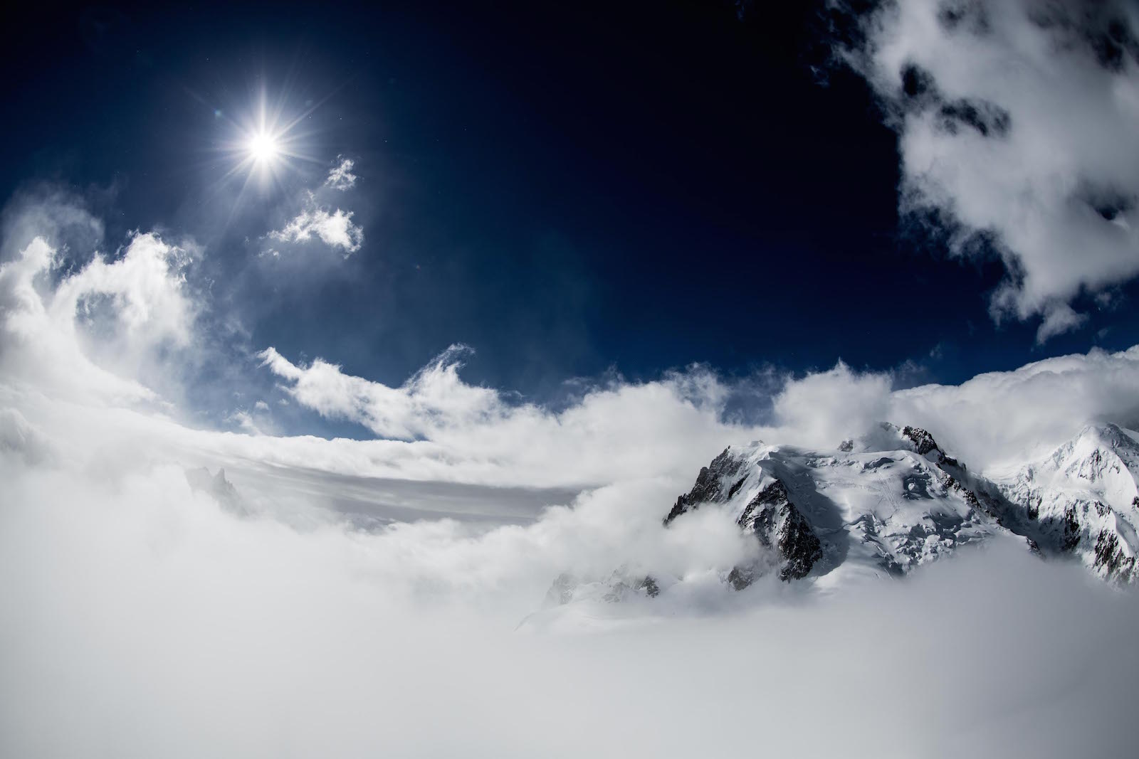 Misty mountains